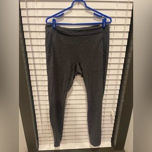 Lunya leggings with pockets. Size XL. Gray.